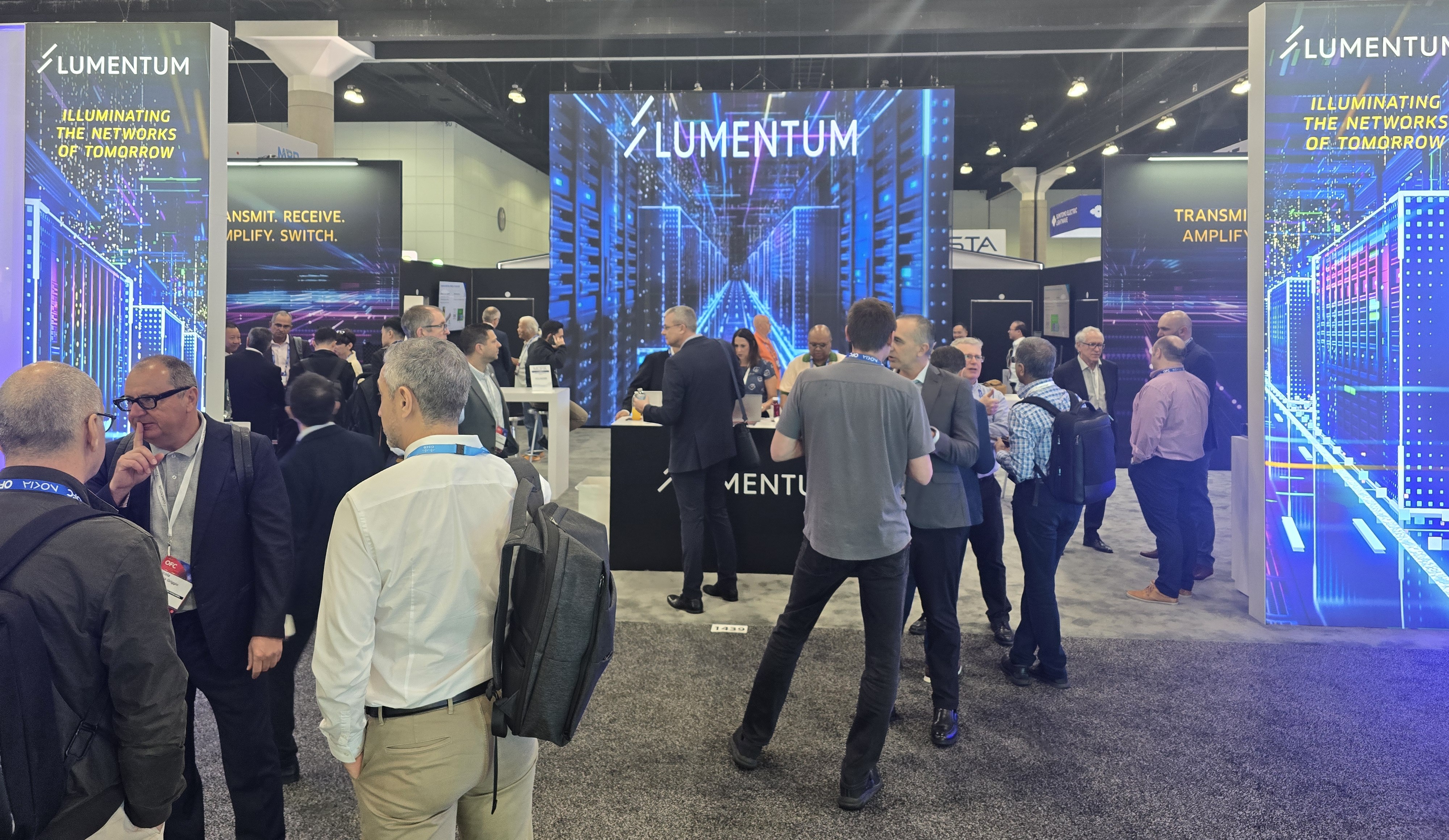 Lumentum booth at OFC 2026